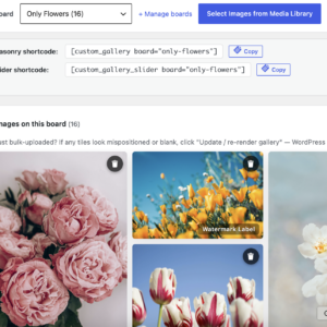 Custom WordPress Gallery Plugin
