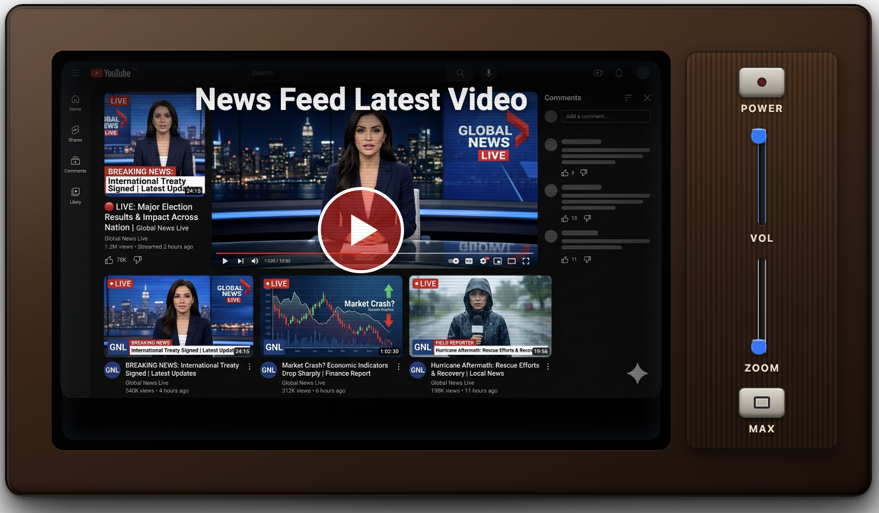 Latest YouTube Embed Feed Wordpress Plugin